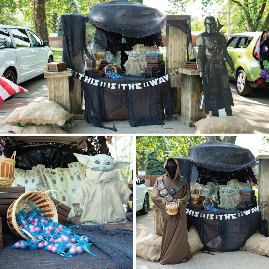 Mandalorian Trunk or Treat Idea