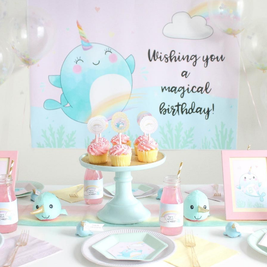 Narwhal Party Printables | Fun365