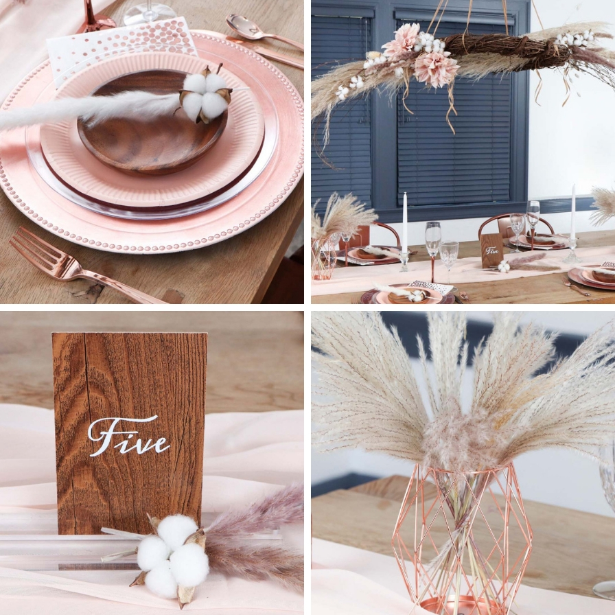 Neutral Bohemian Bridal Shower
