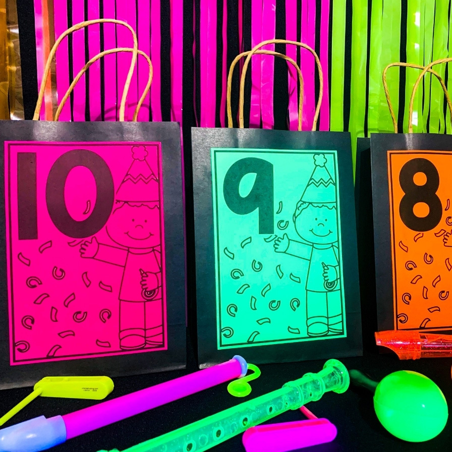 Kids New Year's Eve Countdown Bags