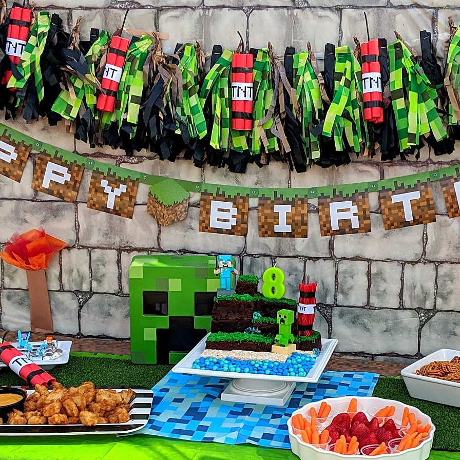 Minecraft / Birthday Minecraft birthday party