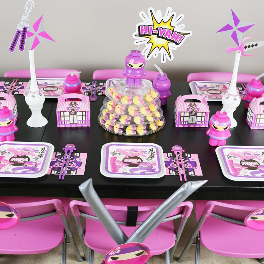 Pink Ninja Birthday Party