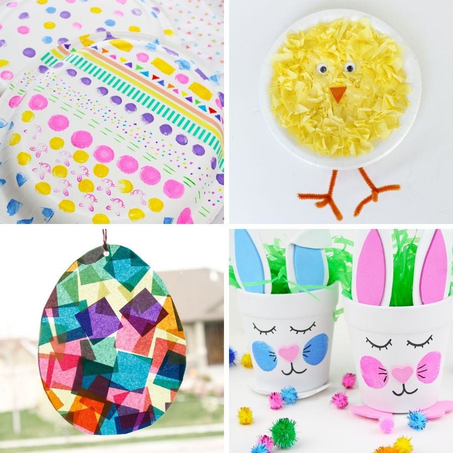 18 Cheery Easter Crafts for Preschoolers