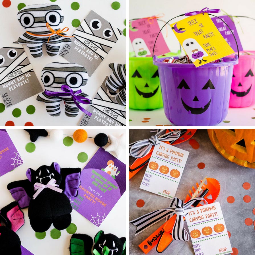 5 Unique Halloween Party Printable Invitations | Fun365