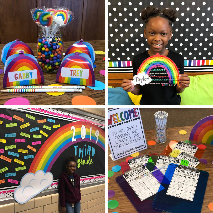 Rainbow Themed Open House