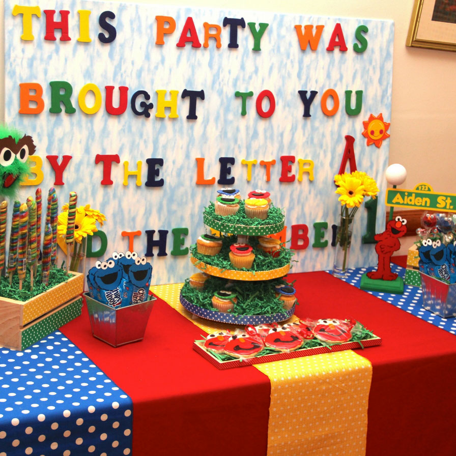 Sesame Street Birthday Party Decorations