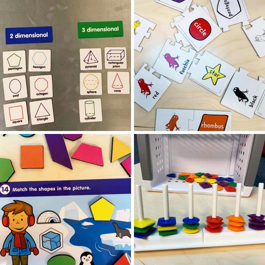 5 Center Activities for Teaching Shapes | Fun365