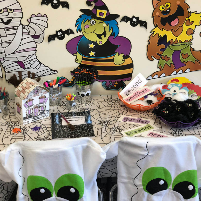 How to Create a Spooky Writing Center