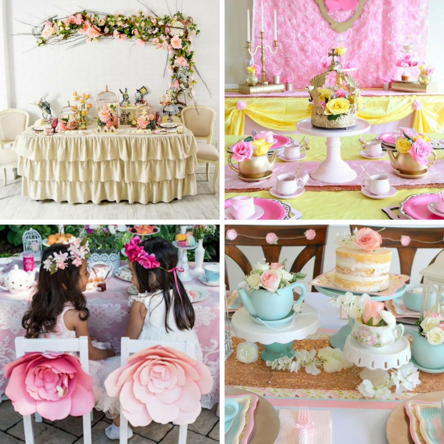 Wonderland Tea Party Guide - Menu and Decorating tips - Cooking Party Mom