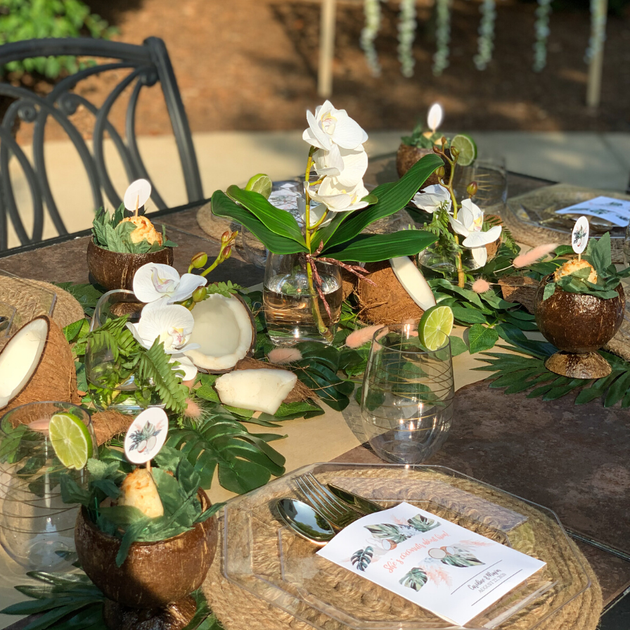 Modern Tropical Bridal Shower