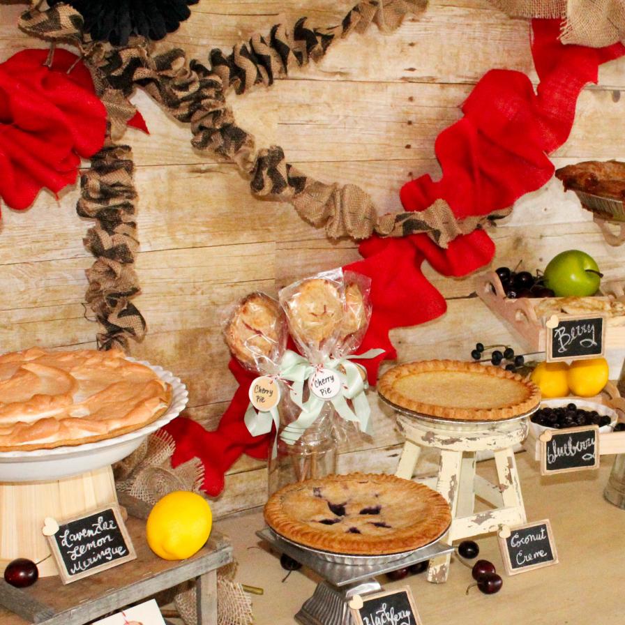 Swoon Worthy Wedding Pie Bar