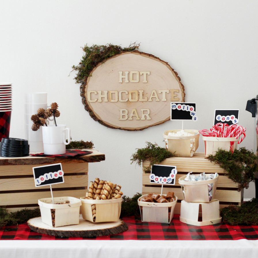 Woodland Winter Hot Chocolate Bar
