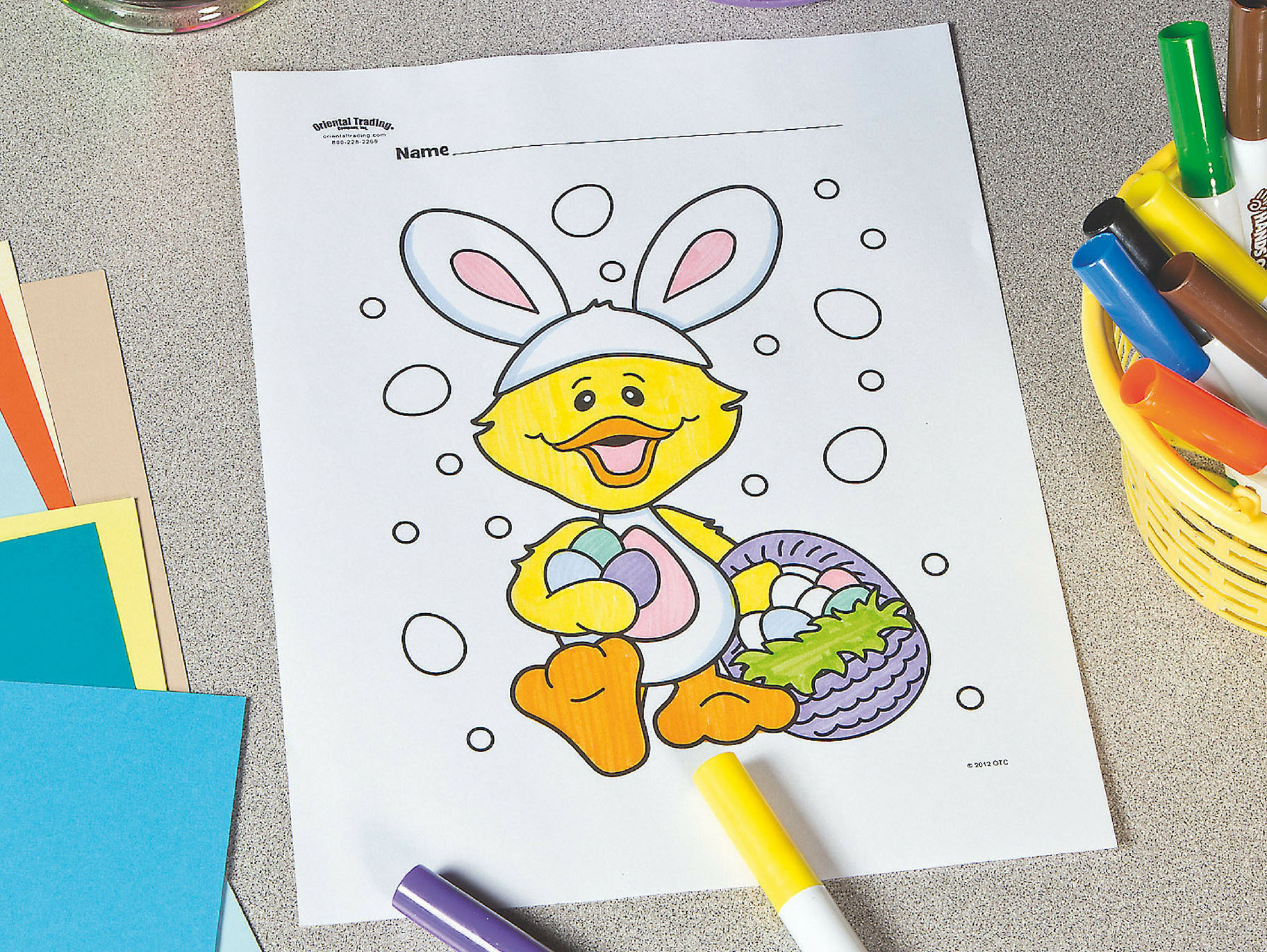 Paper Duck Coloring Pages - Free & Printable!