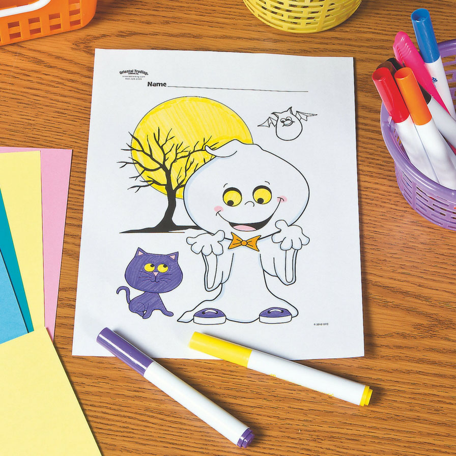 Ghost Free Printable Coloring Page | Fun365