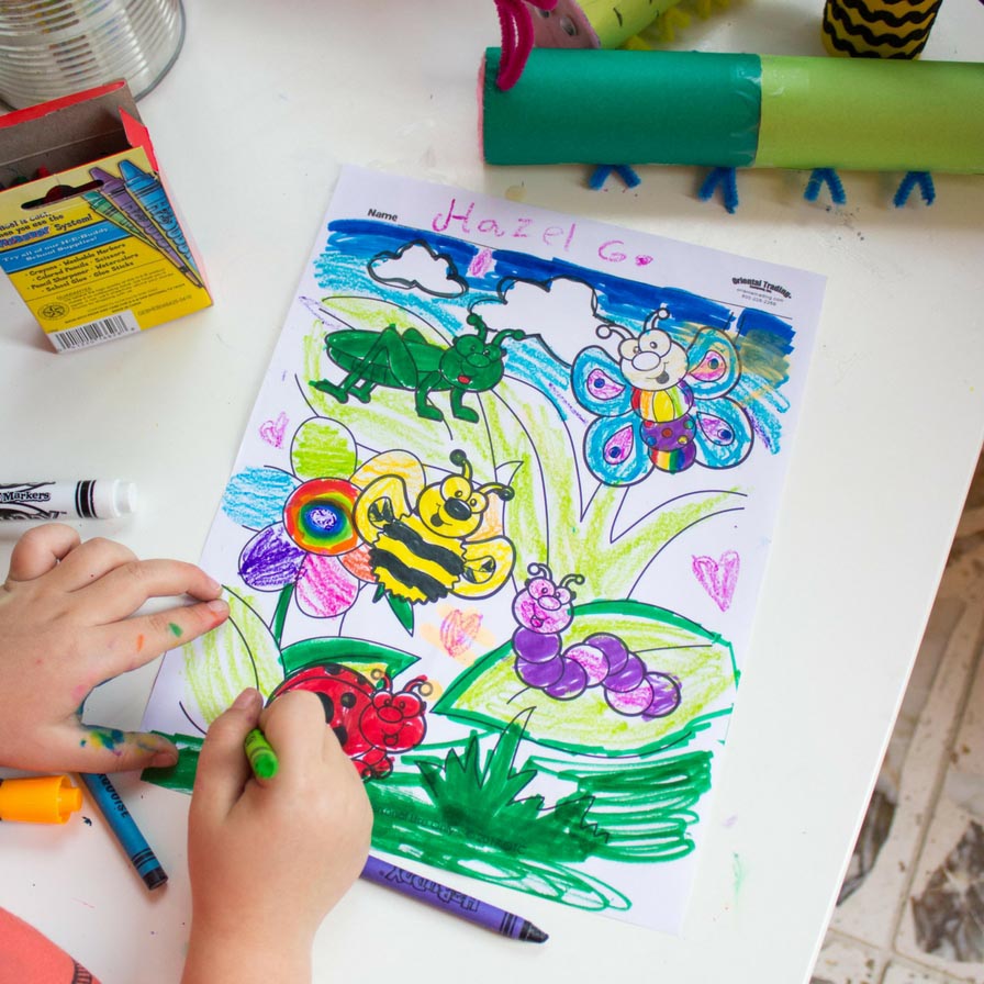 All About Bugs Free Printable Coloring Page | Fun365