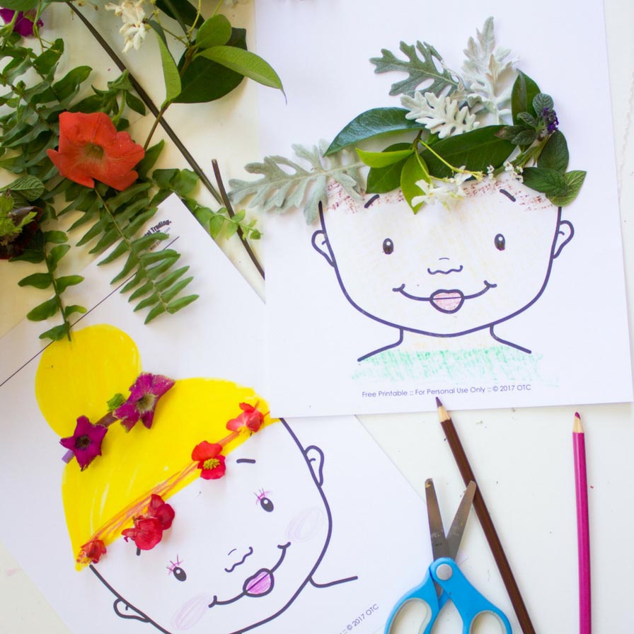 Nature Explorer Face Free Printable Coloring Page | Fun365