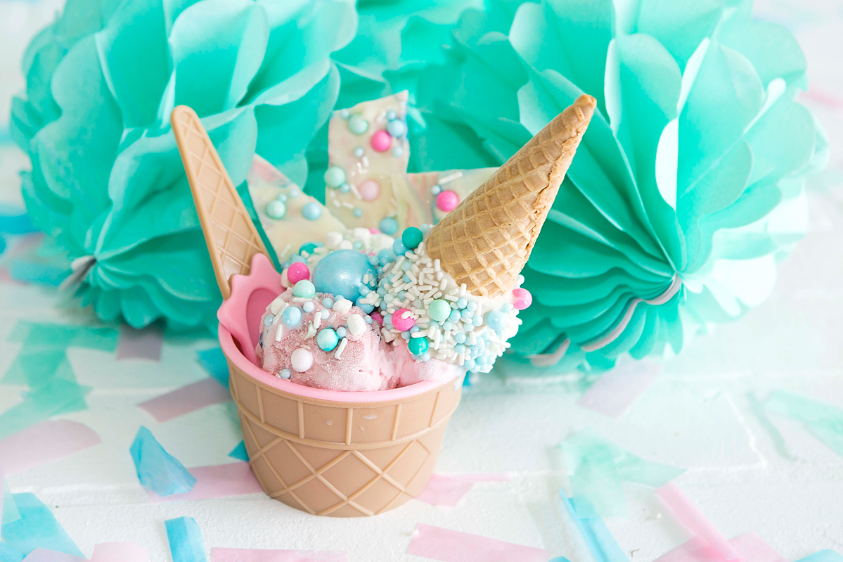 Ice Cream Party Mint Green Aqua And Light Pink Fun365