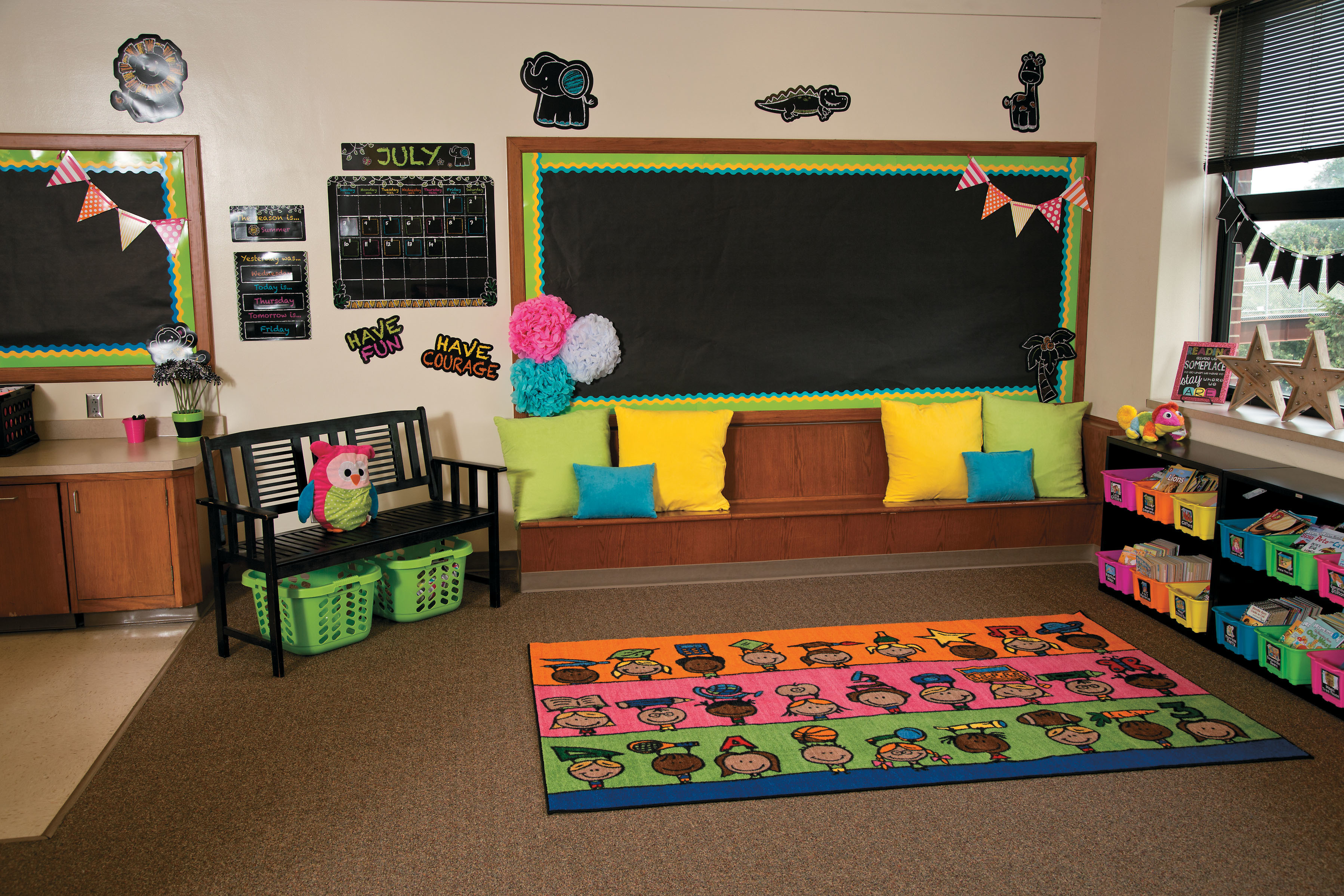 Chalkboard Safari Classroom Reveal | Fun365