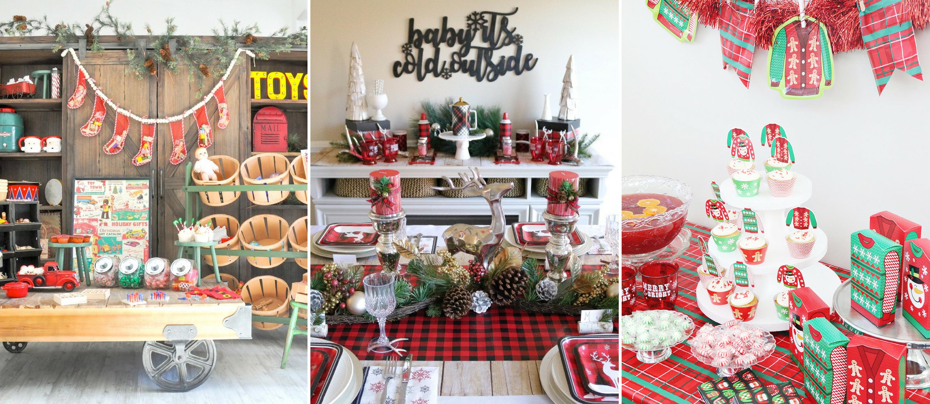 Shop It: Red & Green Christmas Party Ideas | Fun365