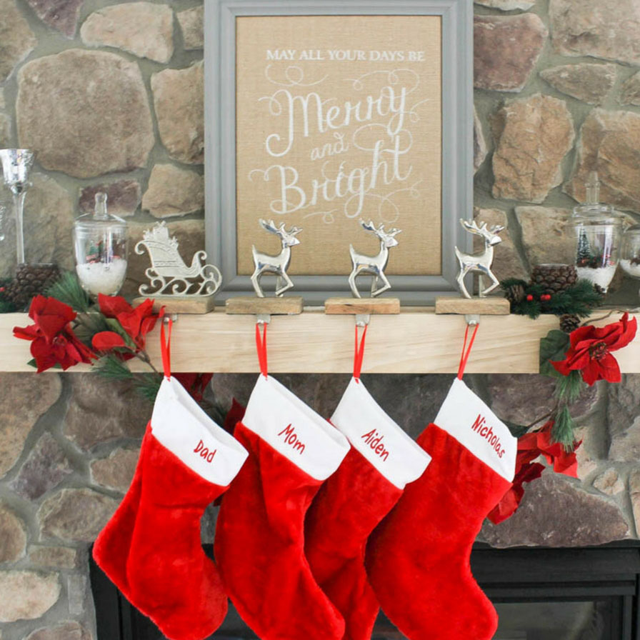 Shop It: Rustic Christmas Mantel