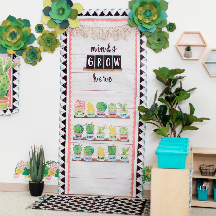 Shop It: Cactus Theme Classroom Reveal