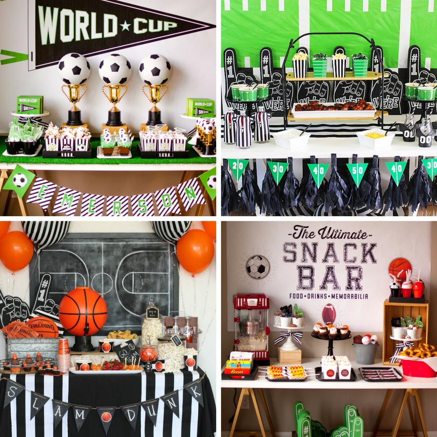 Shop It: Sports Themed Party Ideas