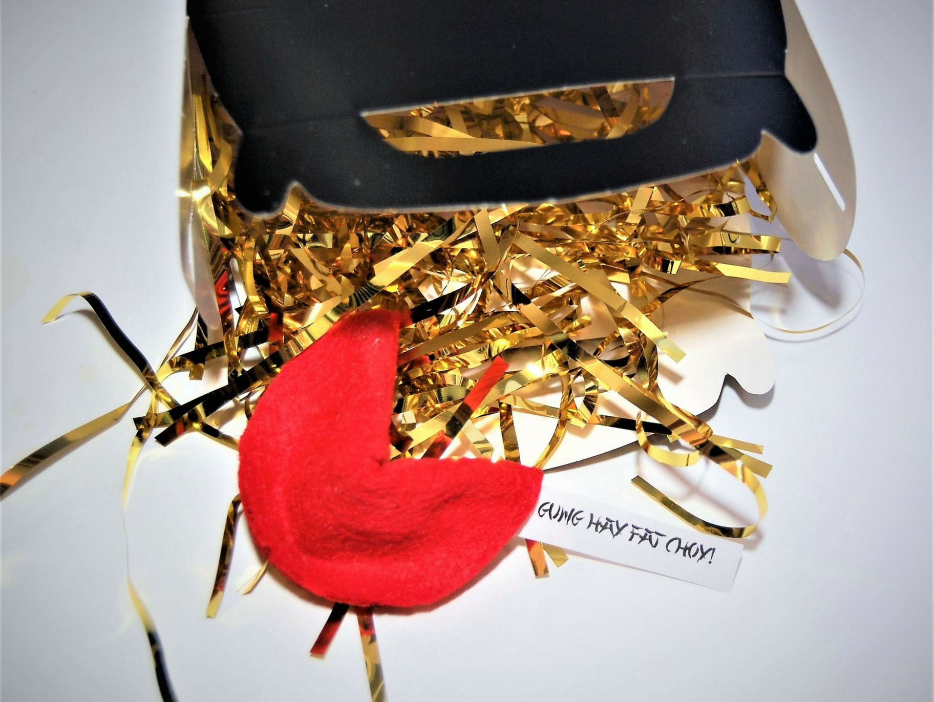 DIY Felt Fortune Cookie Invitations