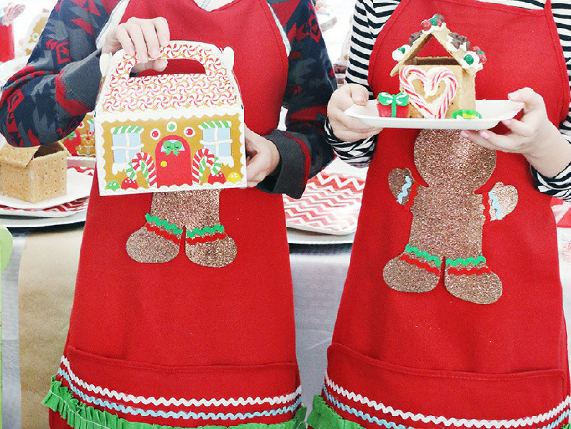 DIY Gingerbread Kids' Apron
