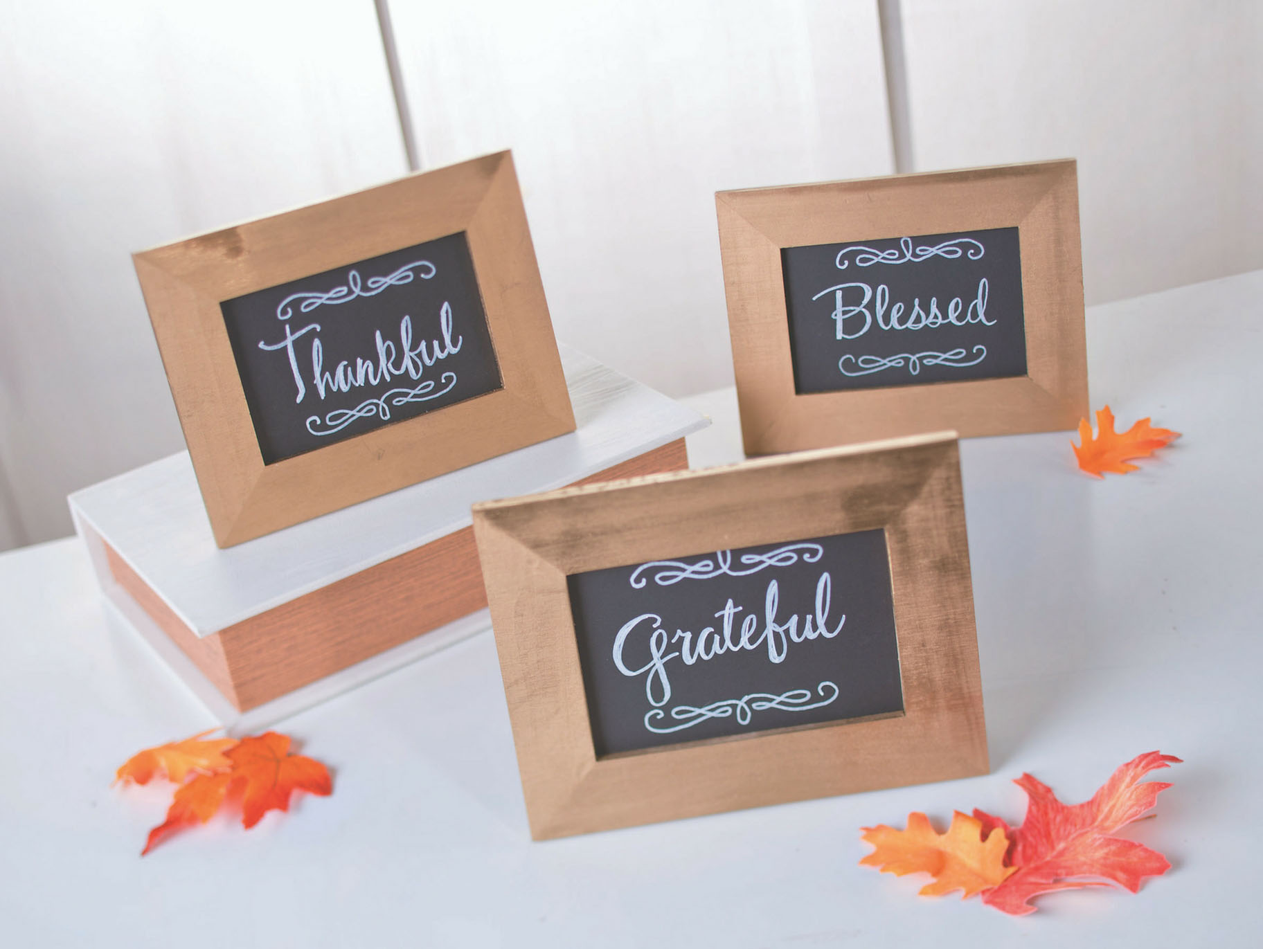 DIY Hand-Lettered Thanksgiving Frames