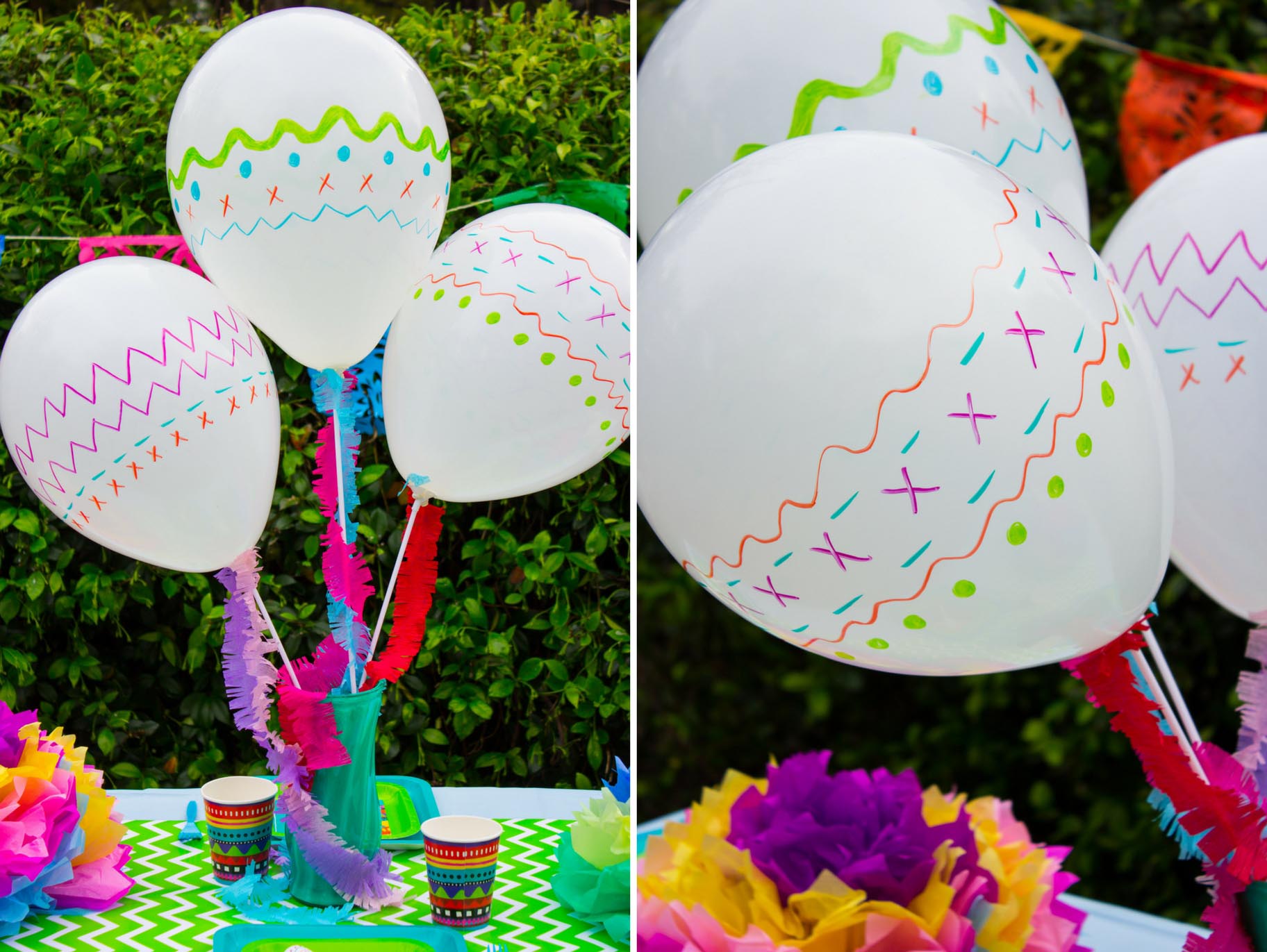 Fiesta Party Balloons