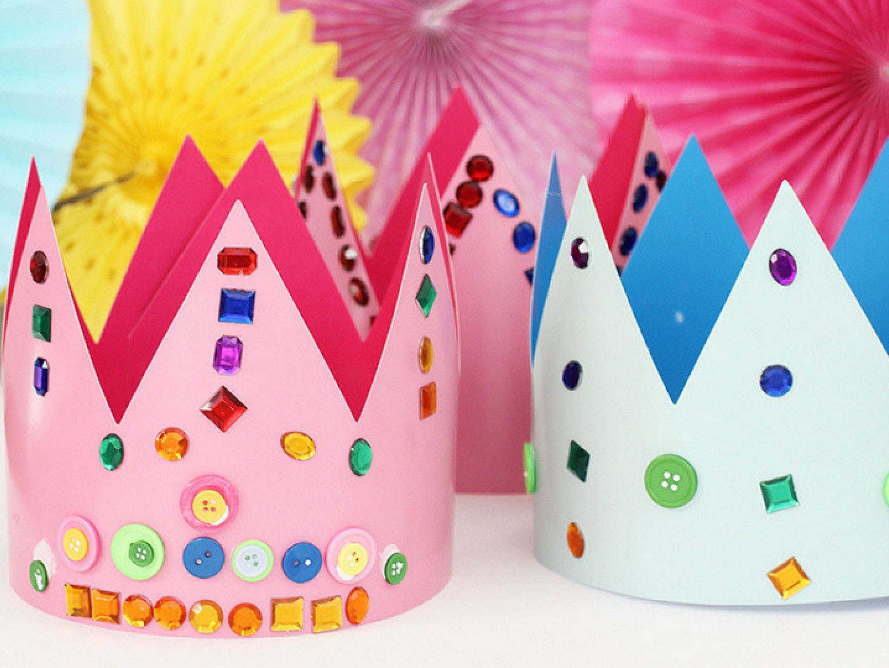 Kids Birthday Party Jewel Crown Craft Fun365