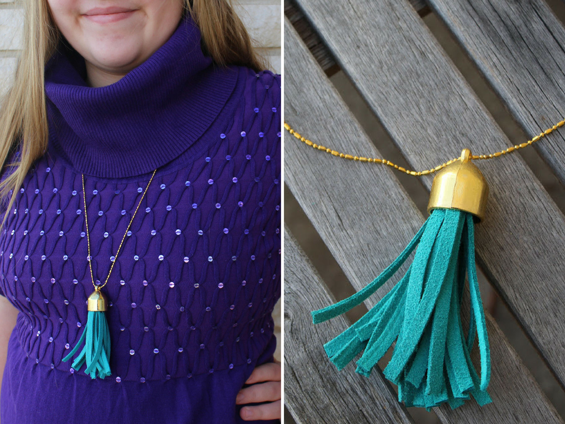 On Trend: DIY Tassel Necklace