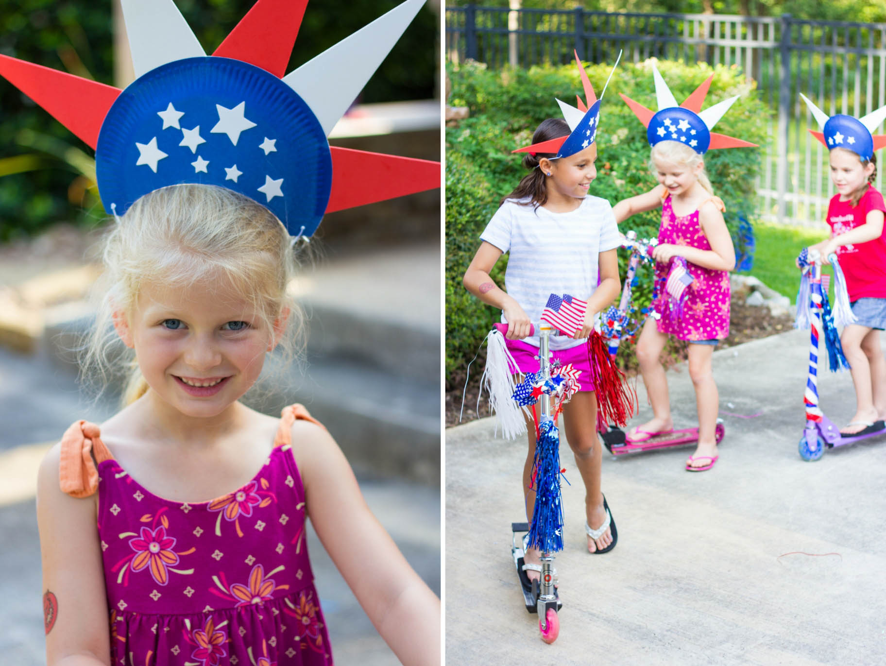 American Flag Patriotic Bike Parade Decorations 