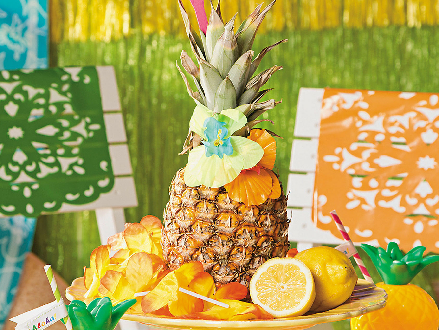 Pineapple Centerpiece Idea
