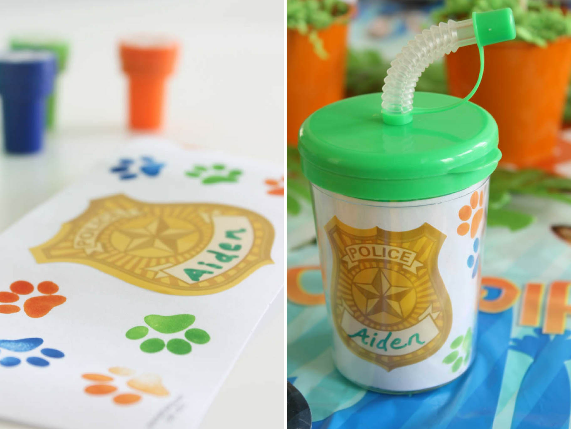 Zootopia Inspired DIY Party Cup