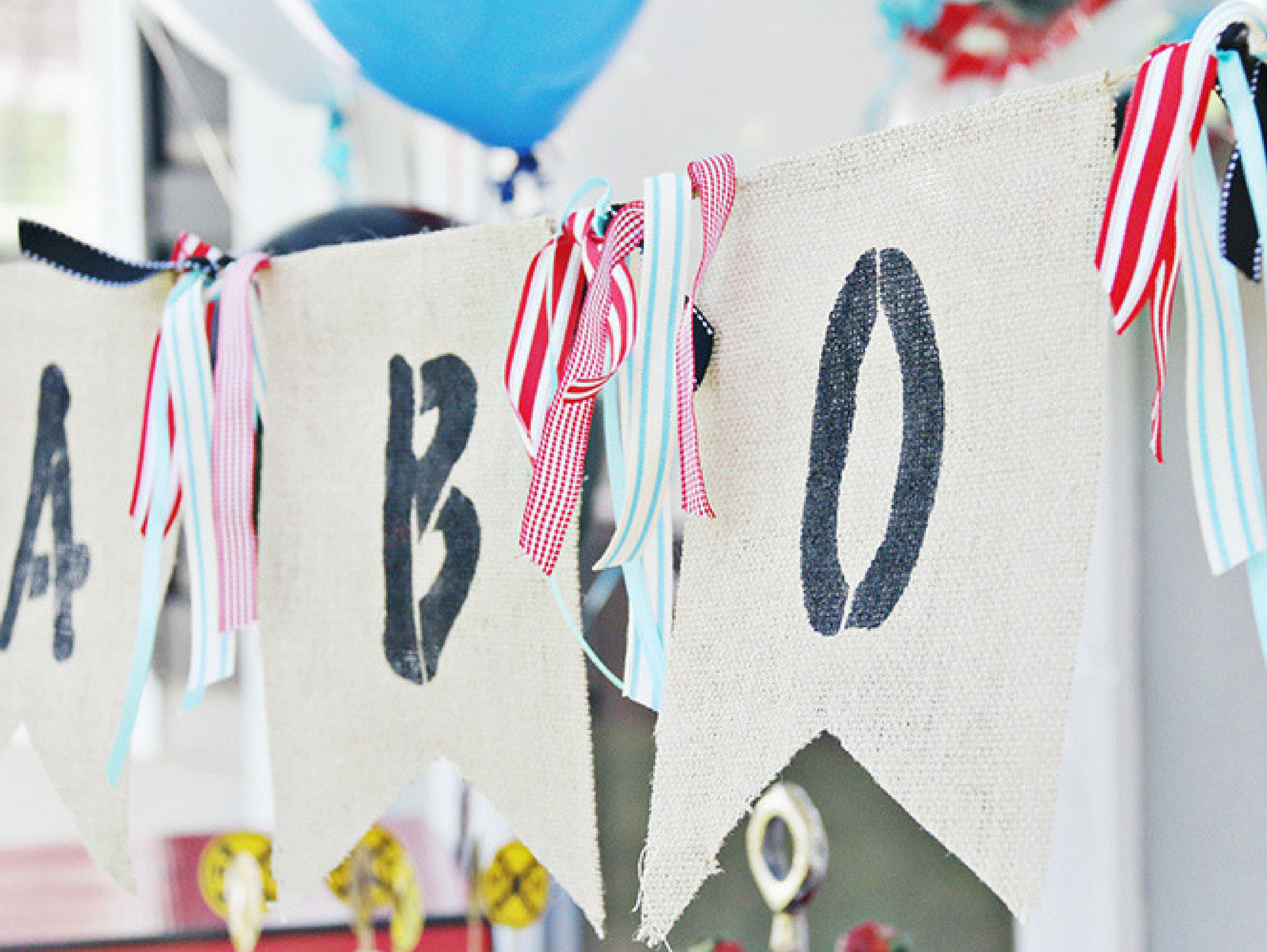 All Aboard Train Party Banner