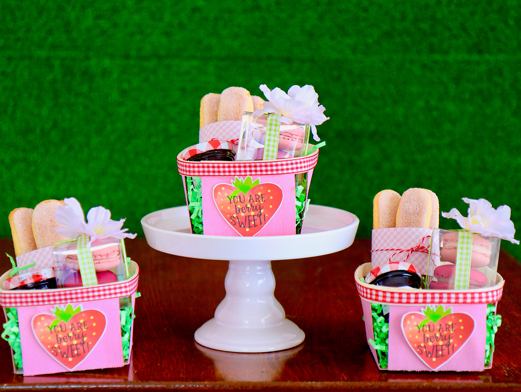 Berry Basket Bridal Shower Favor