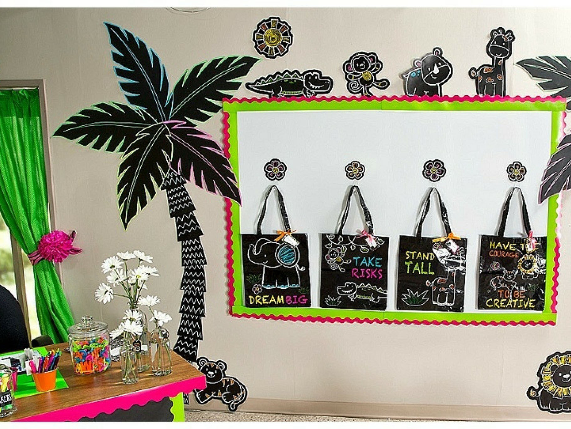 Chalkboard Safari Chalkboard Palm Tree Decor