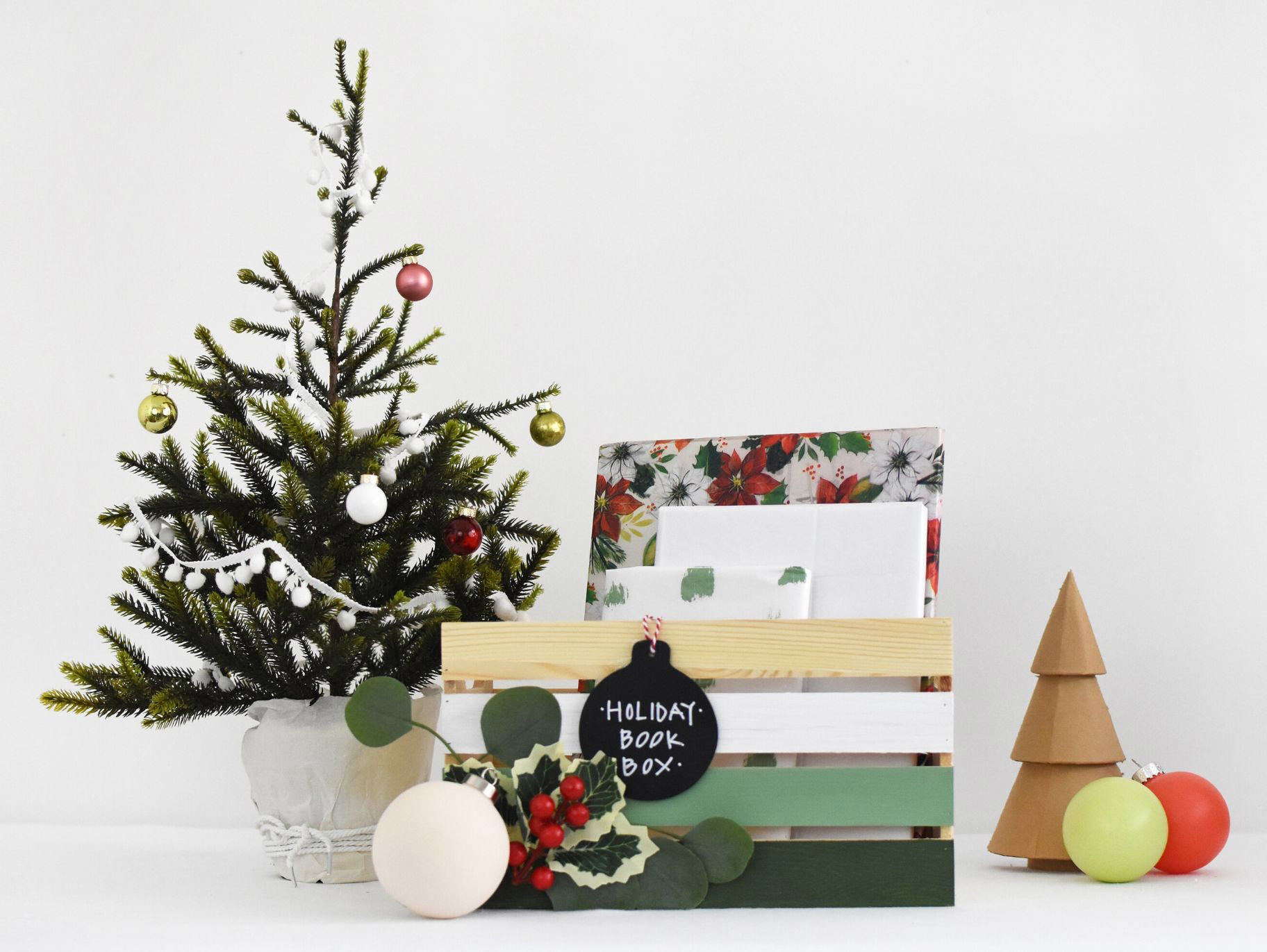 DIY Holiday Book Box