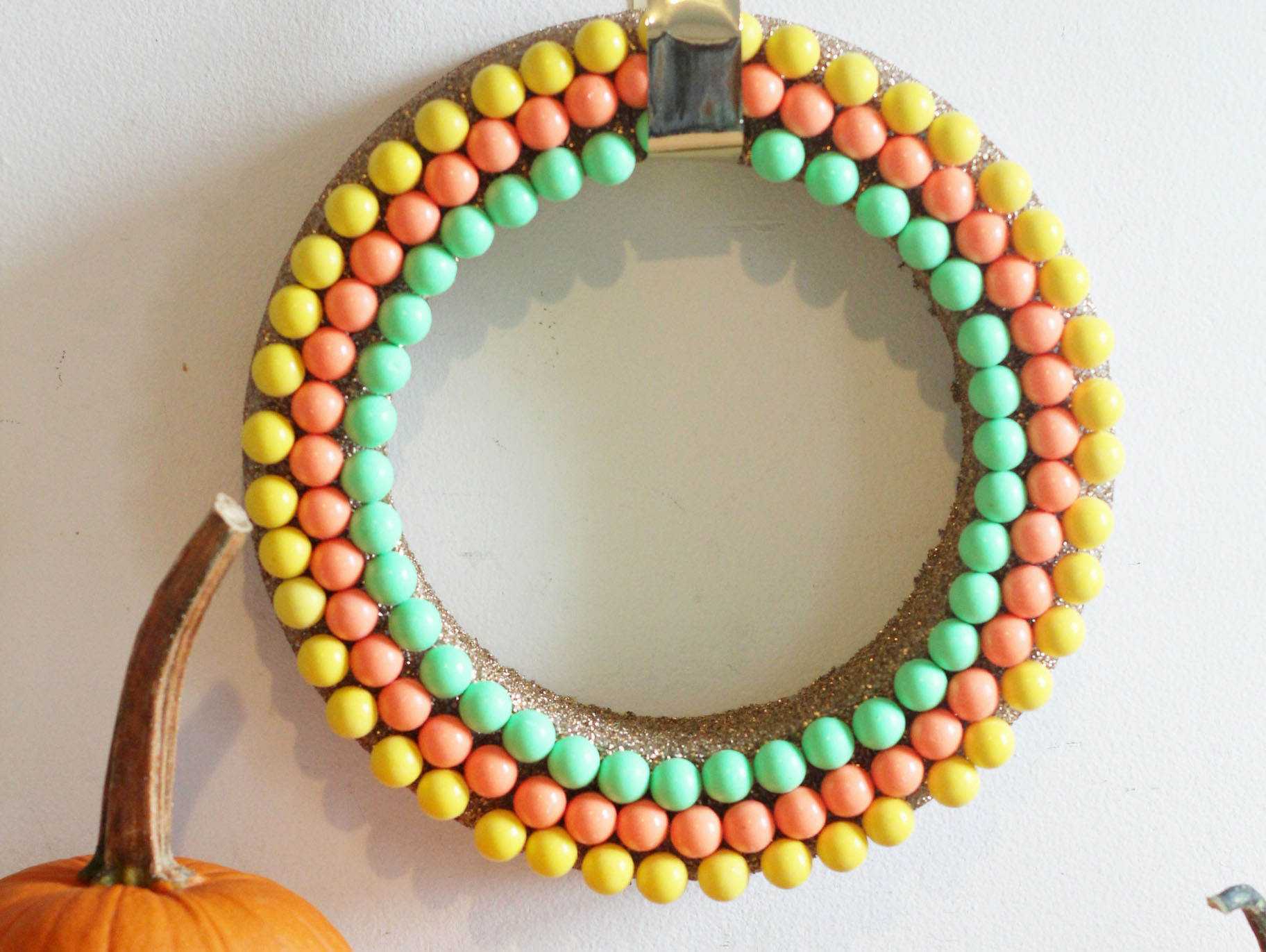 Bouncing Ball Modern Fall Wreath Craft
