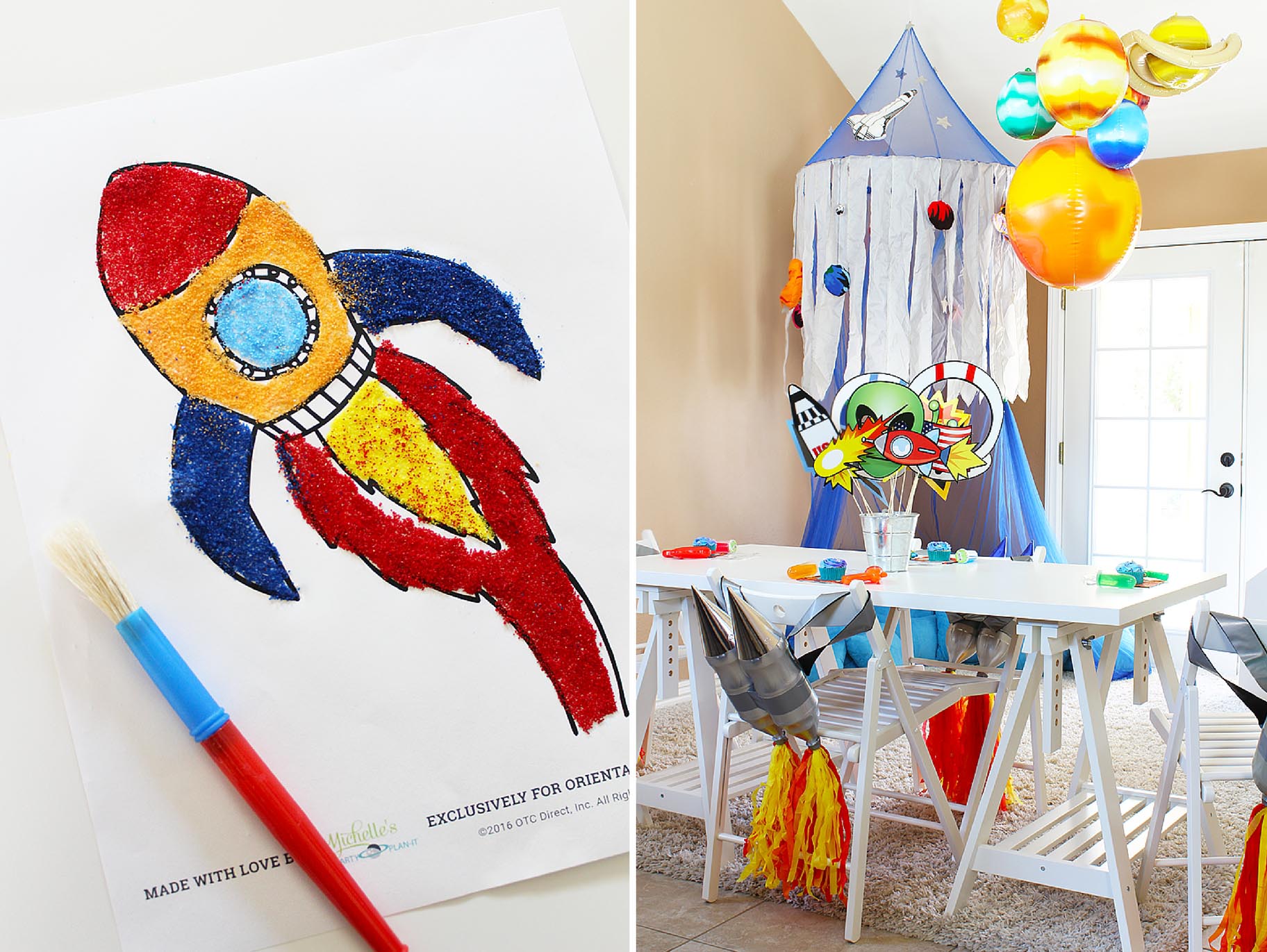 Make Sand Art Rockets