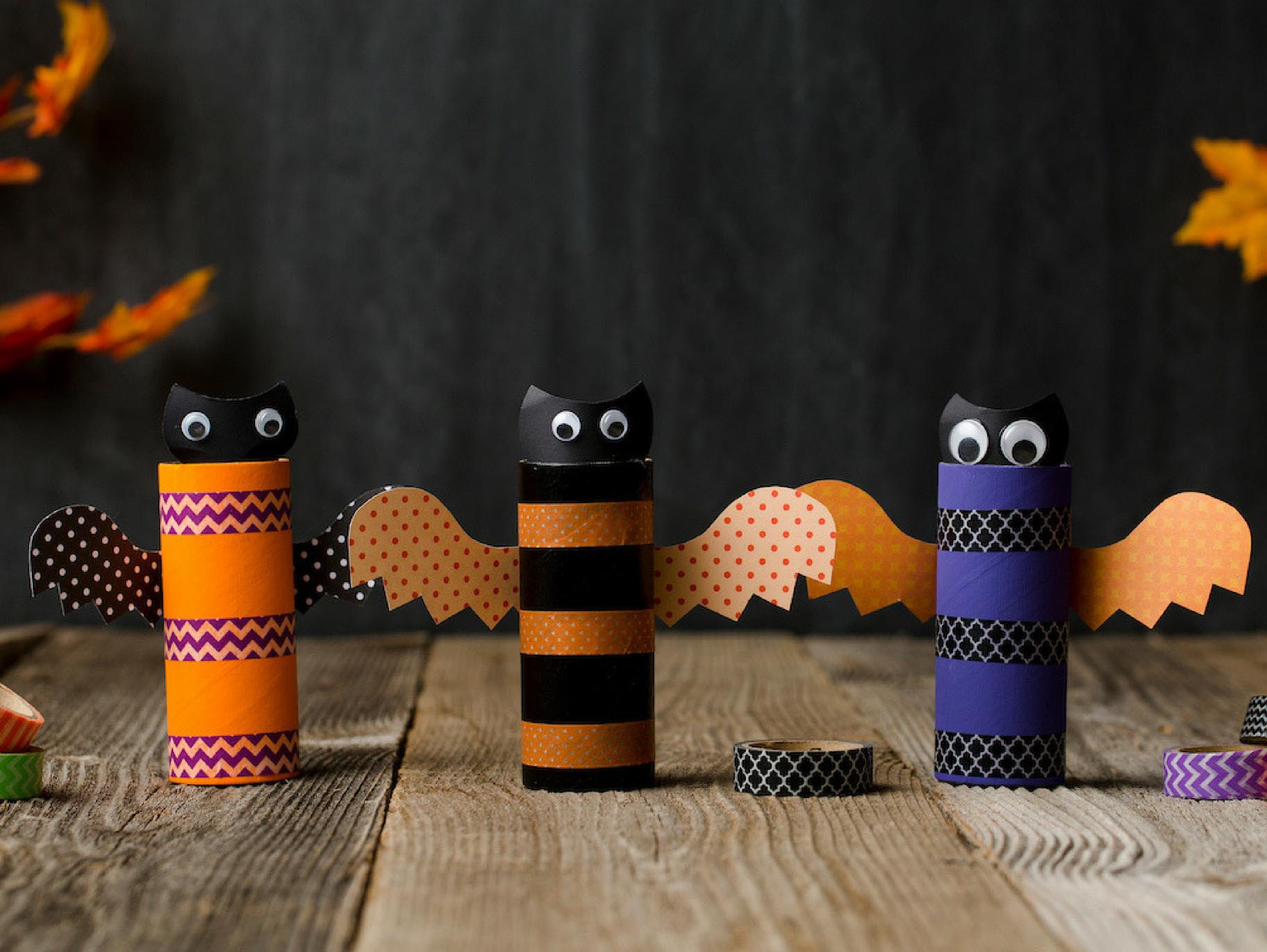 Craft Roll Halloween Bat