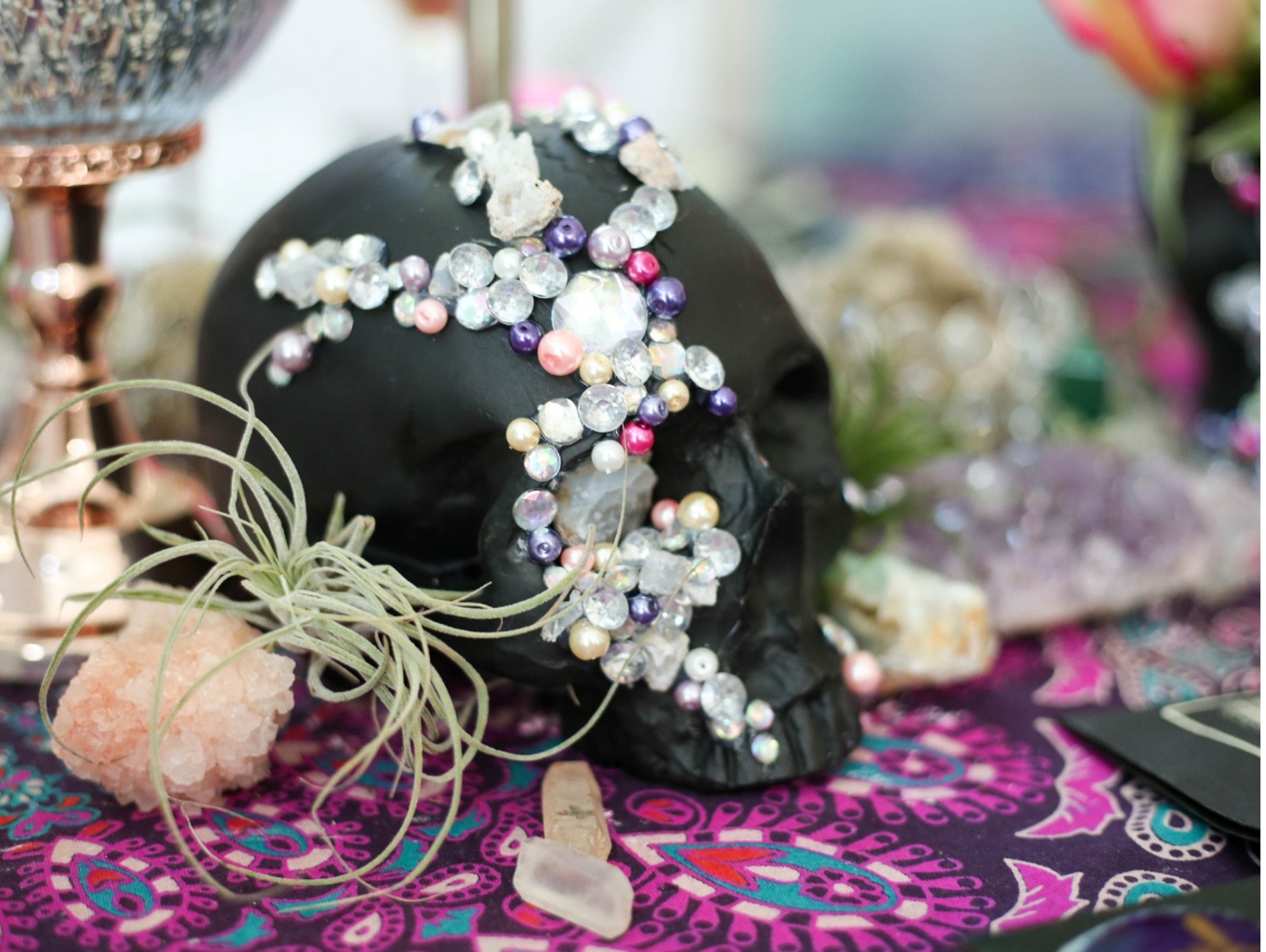 Crystal Skull Centerpiece