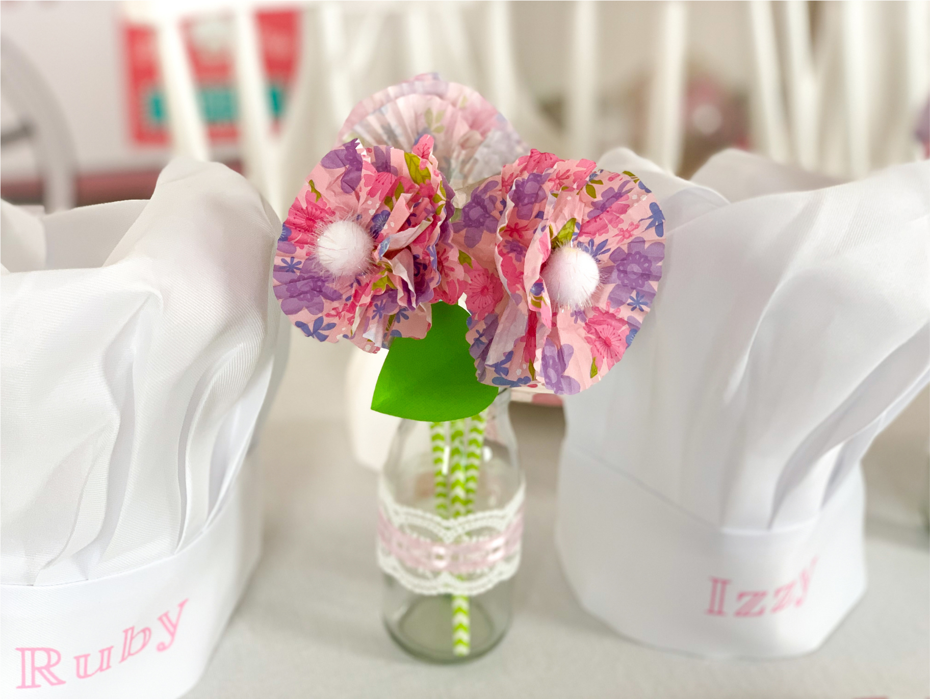 DIY Baking Cup Bouquets