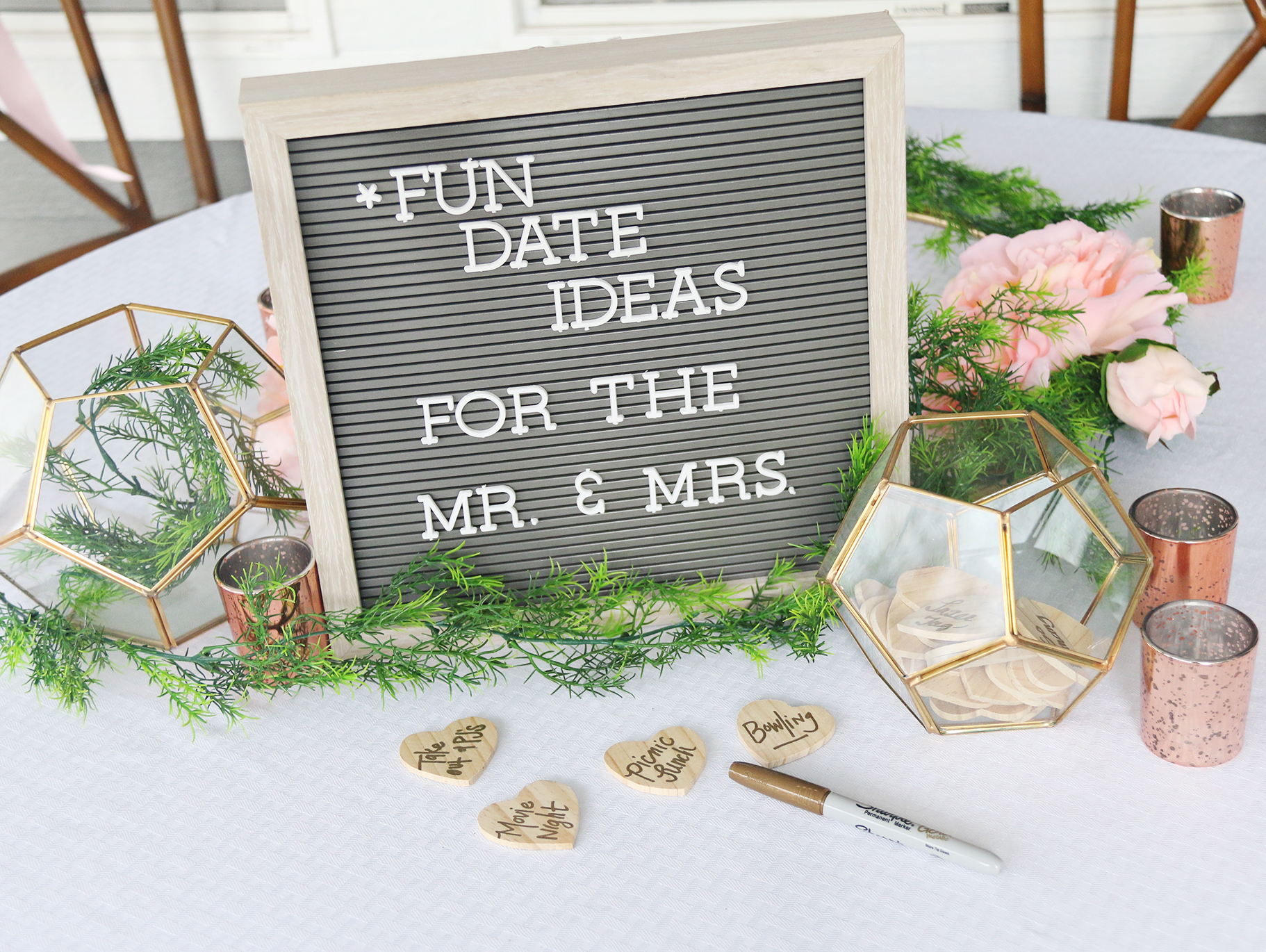 DIY Date Night Idea Hearts