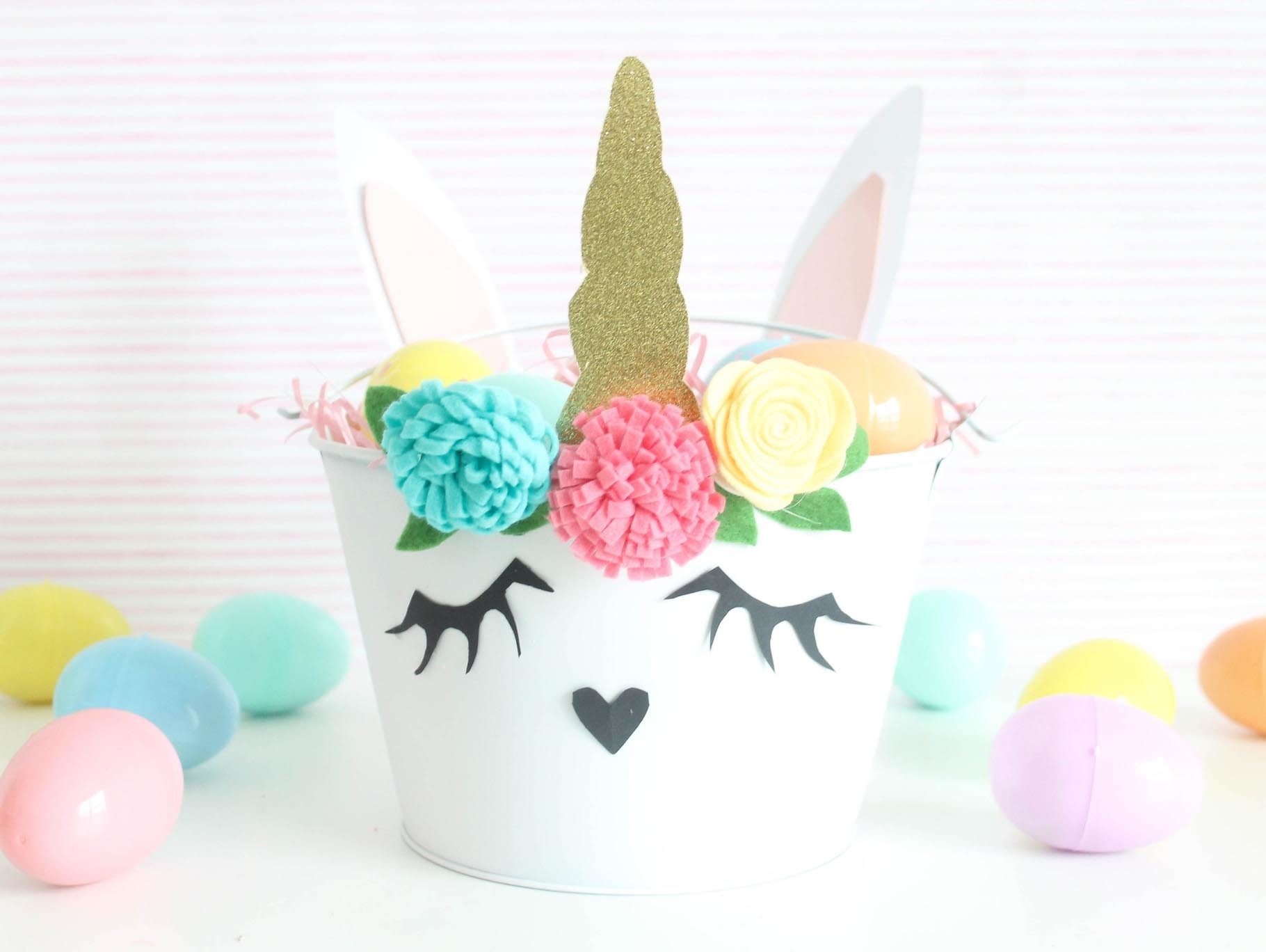 DIY Bunnicorn Easter Basket