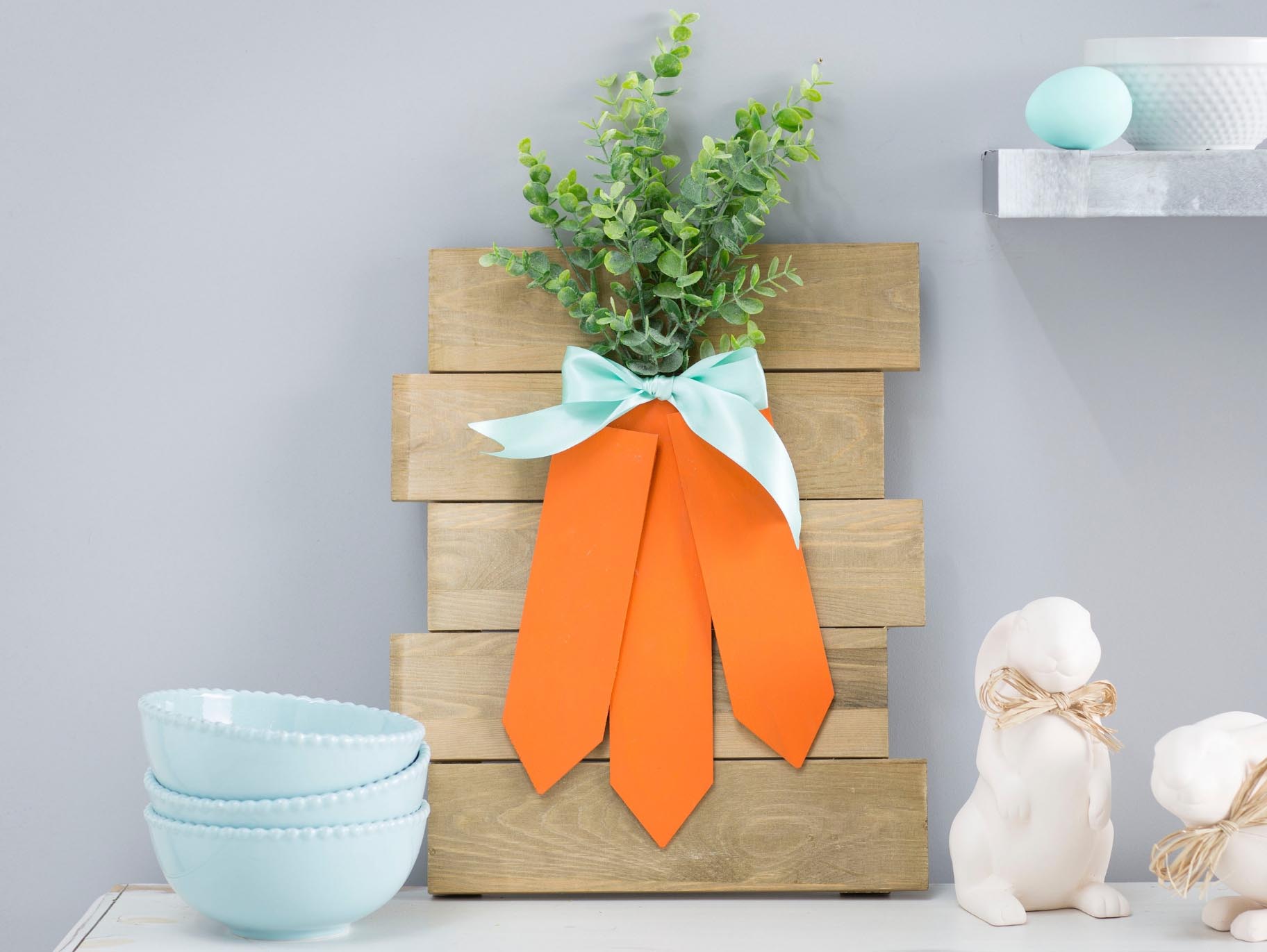 DIY Carrot Wood Sign
