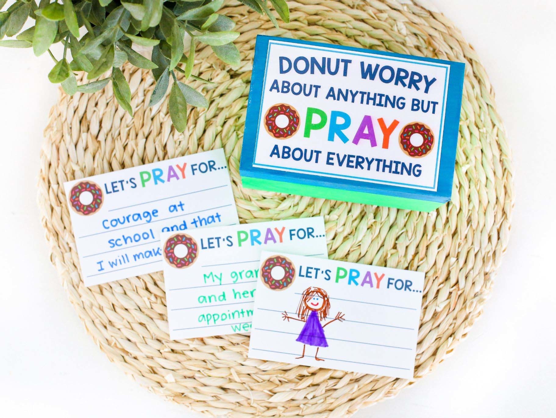Donut Worry Kids Diy Prayer Box Fun365