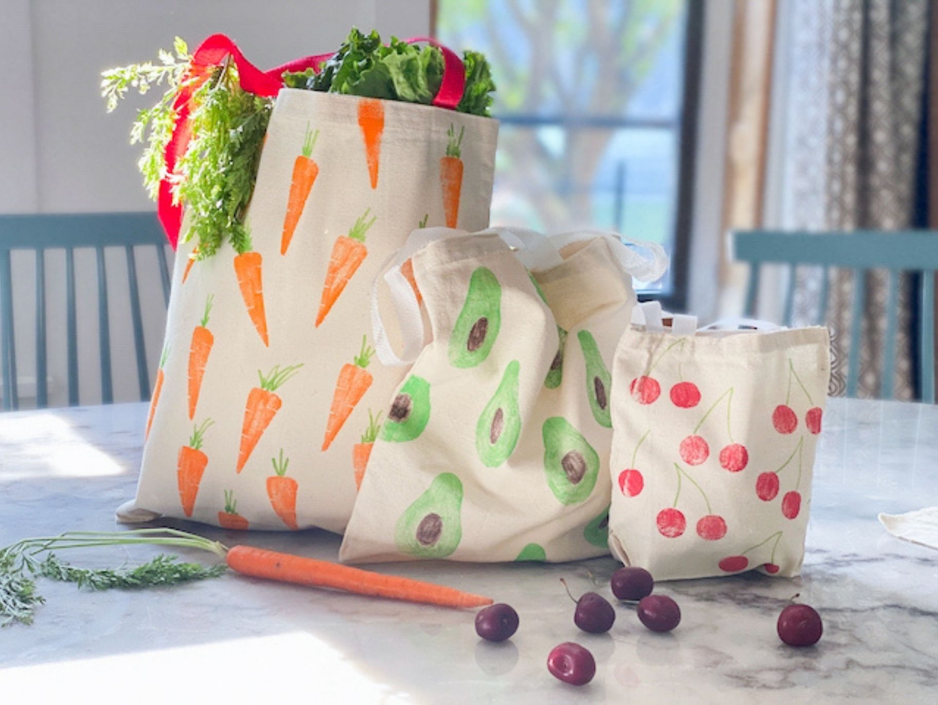DIY Farmer's Market Produce Bags | Fun365