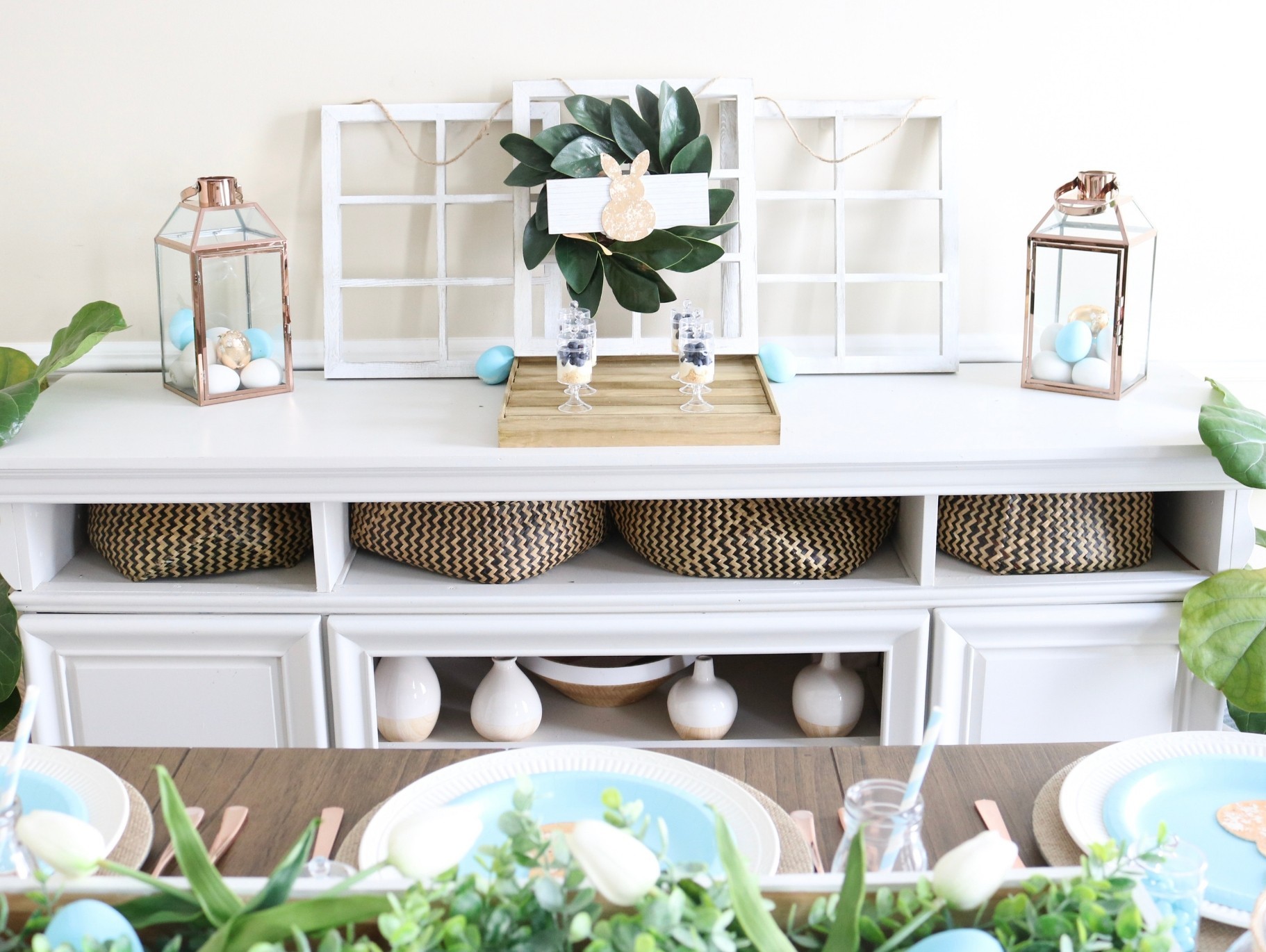 DIY Farmhouse Easter Backdrop